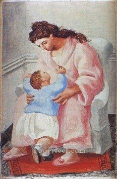 母と子 3 1921 パブロ・ピカソ Oil Paintings